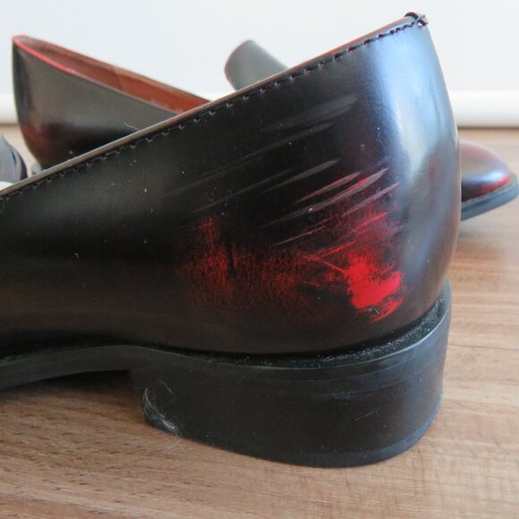 JEFFREY CAMPBELL Lawford Finch Leather Tassel Loafer Slip On Shoes EU 36 US 5.5 - Picture 11 of 15